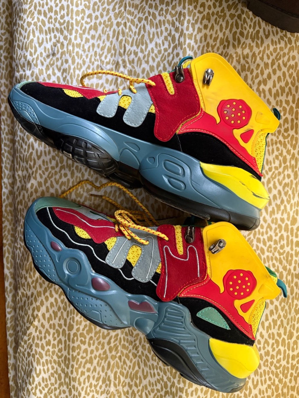Multi-Color Athletic Sneakers - - Picture 3 of 8